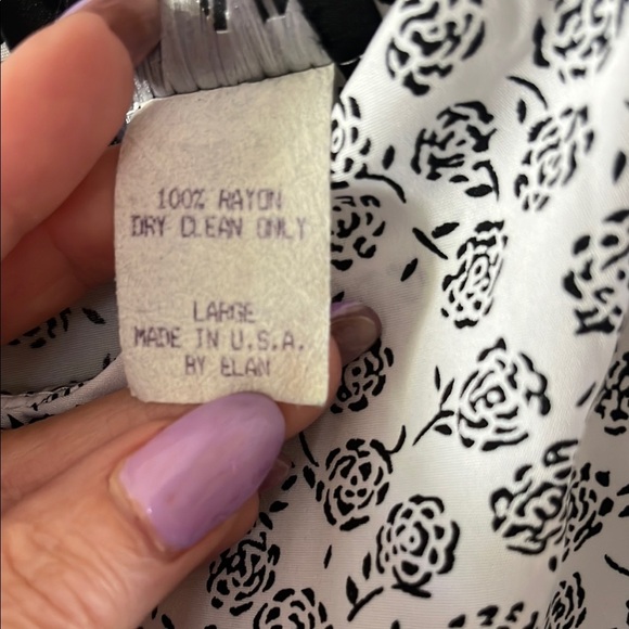 Vintage White Floral Spaghetti Strap Dress - Picture 4 of 6